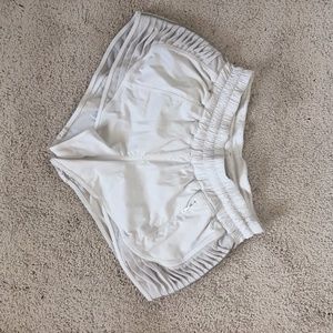 White/ gray Lululemon Shorts